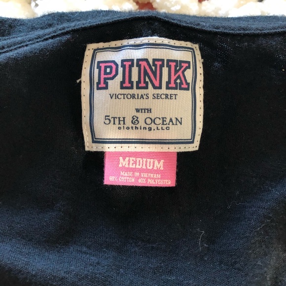 Victoria’s Secret PINK ASU Sundevils Black Tee - Picture 5 of 6